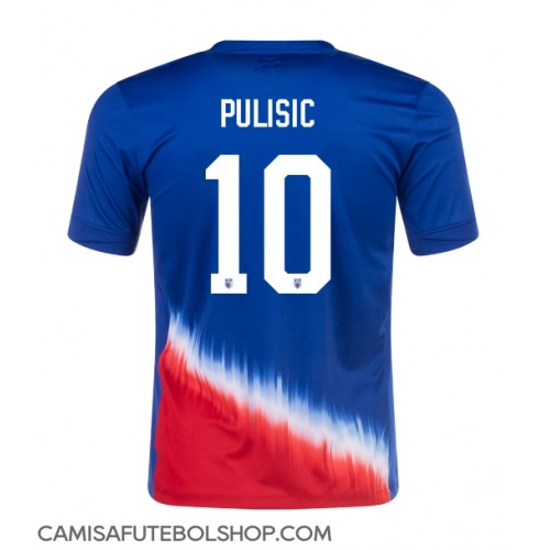 Camisa de time de futebol Estados Unidos Christian Pulisic #10 Replicas 2º Equipamento Copa America 2024 Manga Curta